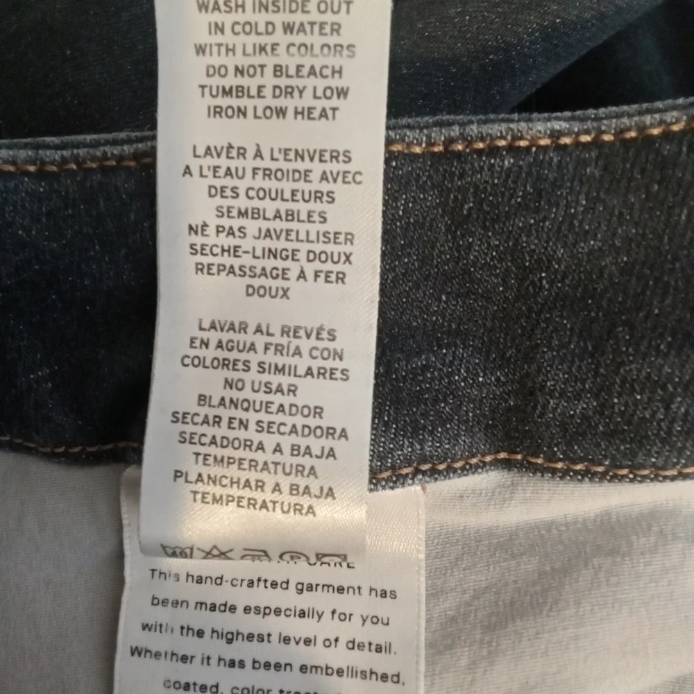 Good American good legs distressed dark blue skinny women's 20-26